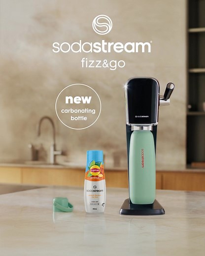 Introducing the NEW SodaStream FIZZ&GO Stainless Steel bottle. An on-the-go bottle you can carbonate directly into, keeping your sparkling beverages fresh and cold for up to 12 hours. Compatible with ART, DUO, E-TERRA & TERRA models only. | SodaStream Australia