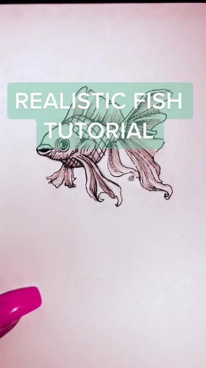 Realistic Fish Drawing Tutorial | How to Draw a Beautiful Fish