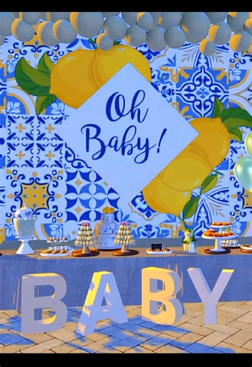 Limoncello Themed Baby Shower Ideas