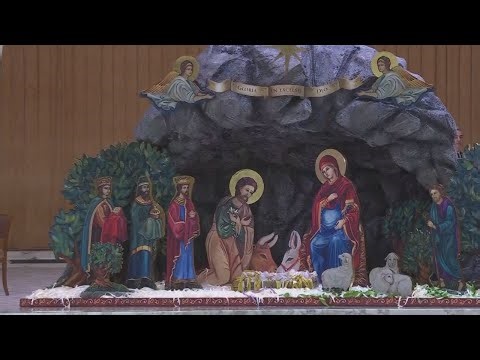 The Vatican's first pro-life nativity scene: more than 25,000 tapes of children saved from abortion