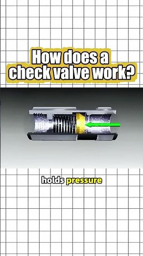 How does a check valve work #hydraulic #hydraulicsystems