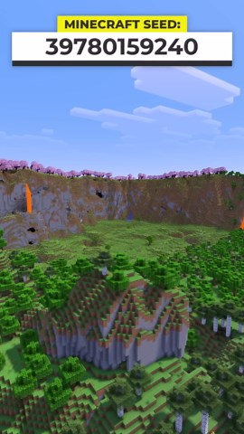 Perfect Minecraft seed for building – stunning landscapes and structures!