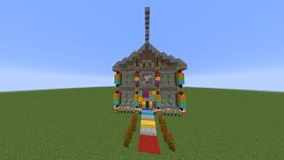 Rainbow House [Creating The New Rainbow Steve House] Minecraft Map