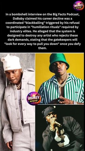 DaBaby EXPOSES Industry “Rituals” 😳 Why He Really Fell Off!#shorts #celebritynews