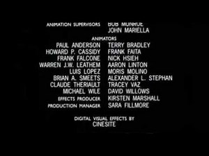 Dr. Dolittle (1998) end credits