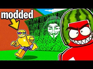 MODDED WAVES PRANK in Escape Tsunami for Brainrots