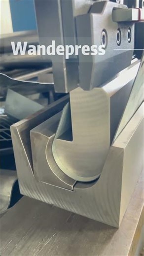 The bending machine is customized for special sheet metal forming and special molds. #metalbending