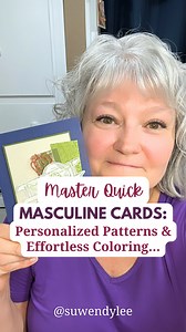 Fast & Fun Masculine Cards: Unique Patterns and Easy Color Blending Hey Crafty Friends! ✂️✨ Ever struggle to create masculine cards that stand out? I've got the perfect solution for you! 🎉 Today, I'm sharing a quick demo on how to craft a stunning masculine card using simple stamping and blending techniques. 👀 Watch as I: 1. Create personalized pattern paper with just stamps and cardstock. 2. Add a touch of color using classic ink and water painters – no full coloring needed! This technique is
