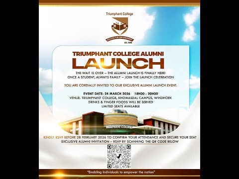 Triumphant College Alumni Associations Launch