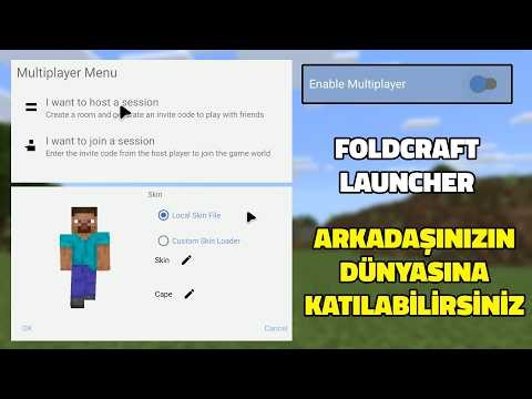 Foldcraft Launcher'a Multiplayer Özelliği Geldi (Minecraft Java ANDROID)