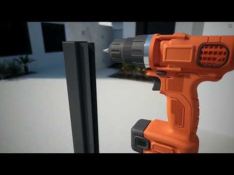 How to install aluminium slat fencing - Outback Fencing