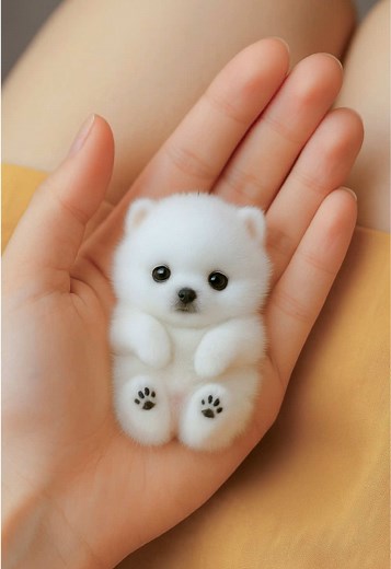 Meet Momo: The World's Tiniest Teacup Pomeranian Puppy