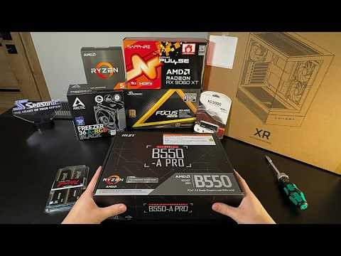 17 Minutes of Building a Gaming PC Step By Step (No Music, No Talking)