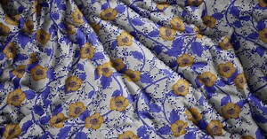 Breakdown: Beautiful Fabric with Flowery Pattern in Substance 3D
