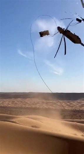 Helicopter Drops Humvee from 1000 Feet 🚁🚙 #helicopter #military #fail #drop #crash #desert #accident #vehicle | Jonaxx Obsession