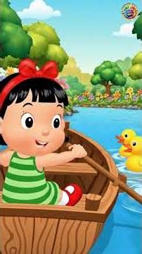 Row, Row, Row Your Boat #shorts #shortskids #shortvideo