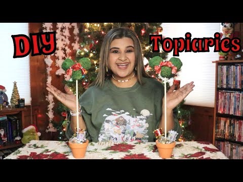 DIY MICKEY TOPIARIES (CHATTY)