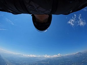 Just a scenic wingsuit flight over Switzerland. | Jeb Corliss