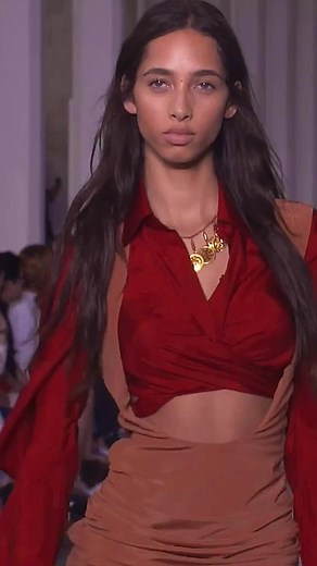 Yasmin Wijnaldum Runway Walk for Roberto Cavalli SS19