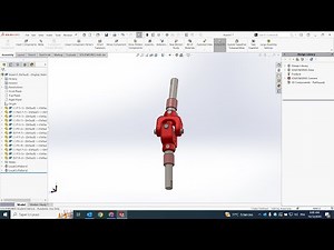 SolidWorks Tutorial : Assemblage Joint de cardan