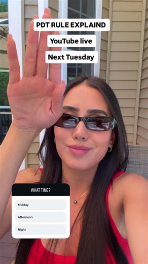 PDT RULE EXPLAINED NEXT TUESDAY