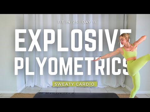 25-Min EXPLOSIVE Plyometrics HIIT Cardio | No Equipment | Speed & Power at Home (Fit in 25 - Day 11)