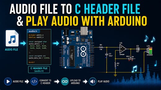 Playing Real Audio on Arduino: From .WAV to C-Header
