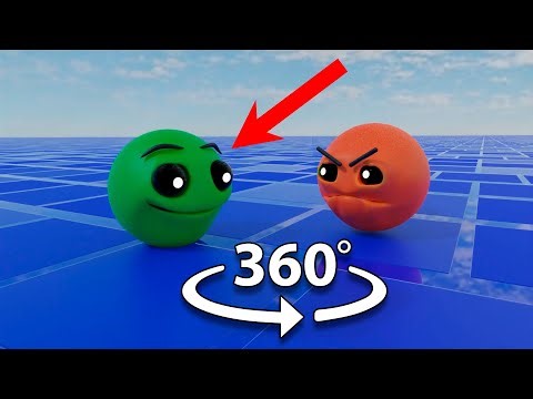 rock on the ground but it's 360º VR | Geometry dash
