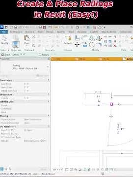 Create & Place Railings in Revit | Easy Method 🚀 #shorts #ytshorts #Revit