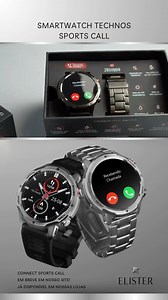 Connect Sports Call: o #smartwatch ultramoderno que permite fazer e receber ligações. A #Technos lança relógio com tecnologia inovadora, que traz mais brilho e definição em um acessório perfeito para o dia a dia. Com design versátil e benefícios para trazer mais praticidade à rotina, o novo smartwatch tem tela Amoled de alta resolução, com mais brilho, mais definição e um display de 1.43 polegadas, com resolução de 466x466 pixels. Com bluetooth call, que permite fazer e receber ligações diretame