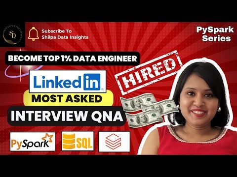 Linkedin Data Engineer Interview Question |PySpark| Difference between the highest salary|Pivot,Join