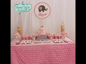 Dessert Tables. Time-Lapse