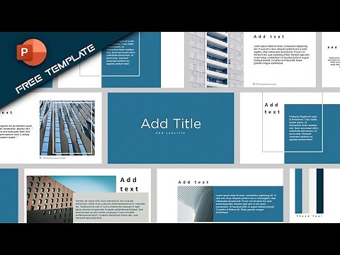Blue Minimalist Powerpoint Template | Aesthetic PowerPoint Presentation | Free Template