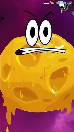 What happens if Earth turned into Cheese? | #aumsum #kids #shorts #space