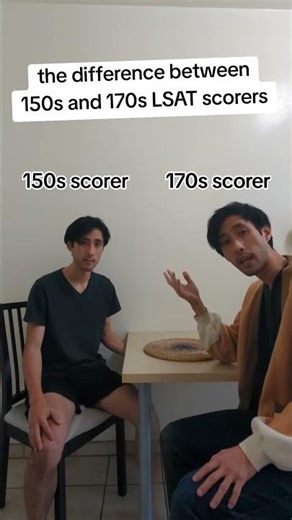 the real difference between 150s and 170s scorers on the LSAT #lsat