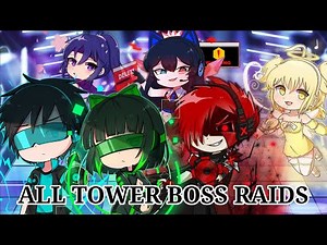 Gacha Club: All Tower Boss Raids (Flawless Victory) | Shadows of Corruption