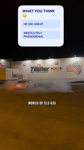 Mercedes-Benz CLS 63S AMG BRUTAL BURNOUT🔥 #mercedes #brutal #cls #amg #burnout #viral #fyp #awesome