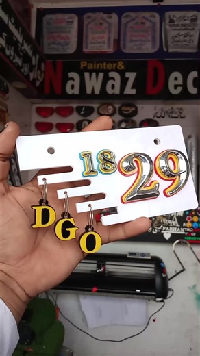 3D Number Plates for Honda 125 Customization