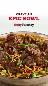 Try NEW grilled Mahi, hearty steak ramen, and crispy Brussels Sprouts. A trio of new dishes packed with flavor, only at Ruby Tuesday! ✨🍜 | Ruby Tuesday