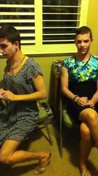 Boys in girl clothes