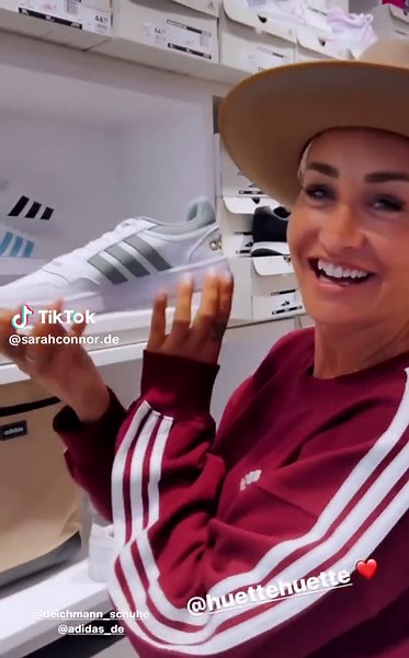 Sarah Connor Adidas Schuhe | Wer hat sich auch schon Schuhe gekauft?