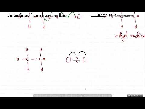 AS 9701 Organic Chemistry Part 8 | Alkanes | Free Radical Substitution