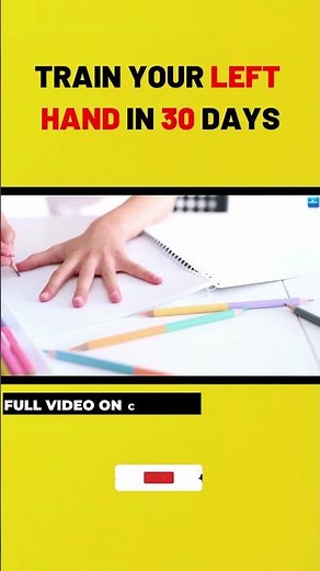 Train Your Left Hand in 30 Days! | Ambidextrous Writing Tips for Students #shorts #part3