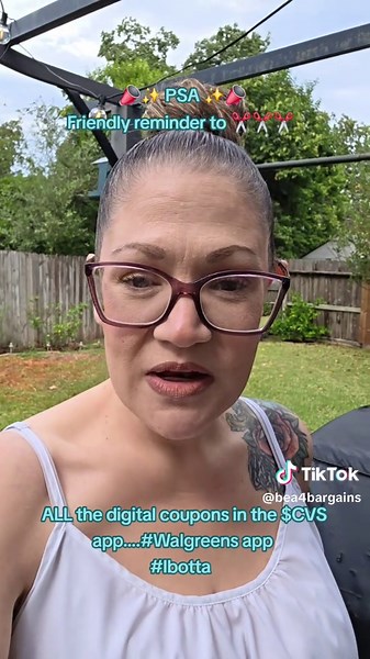 📣✨ PSA TIME ✨📣 Y’all, this is your friendly reminder to ✂️✂️✂️ clip ALL the digital coupons in the #CVS app...#Walgreens app....and #Ibotta rebates #BeA4Bargains #SmartShopping