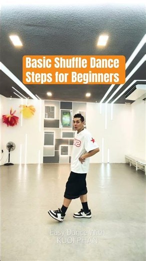 Basic Shuffle Dance Steps for Beginners. Easy Dance With KUOI PHAN. ‪@kuoiphan8664‬