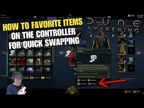 How To Favorite Items On the Controller for Quick Swapping In Dune: Awakening - A Beginner's Guide