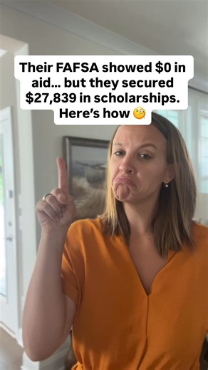 That FAFSA email hits different when you see $0 staring back at you. 😰 I know because I hear from families every single day who open that report feeling completely defeated. The financial aid office offers them Parent PLUS loans and basically says "good luck." 💔 The middle-class trap is real… You make too much for aid but nowhere near enough to comfortably pay $40K per year. But here's the truth nobody tells you when that $0 shows up... Your FAFSA results have absolutely nothing to do with you