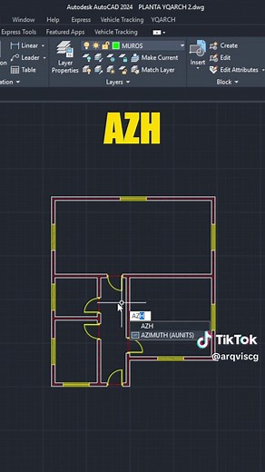Dibuja una Planta Arquitectónica en AutoCAD Rápidamente