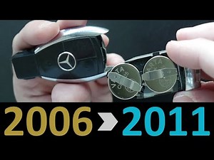 2006 - 2011 Mercedes KEY BATTERY Change (in half a Minute)