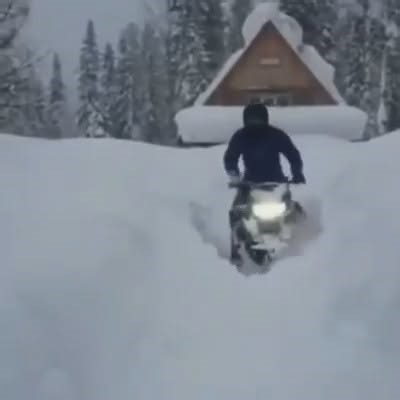 245K views · 3.8K reactions | When your sled suddenly turns into a submarine...  Who’s been there? | Snowmobile | Facebook